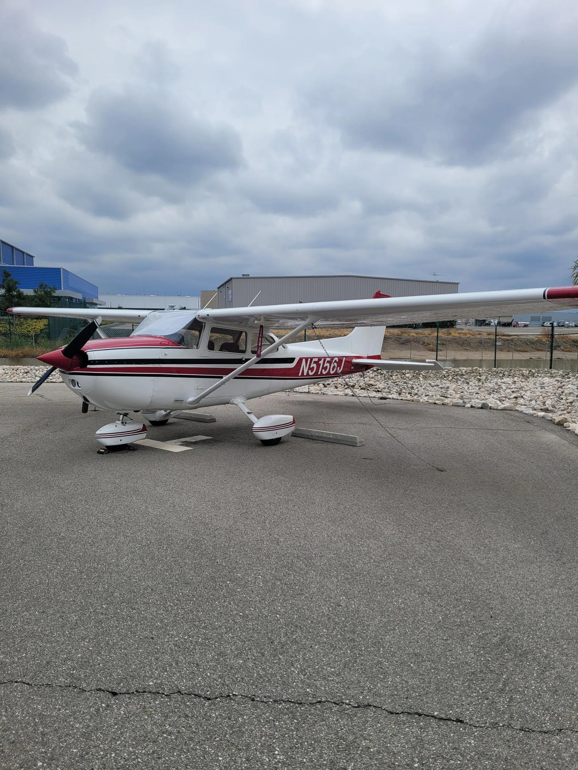 Cessna 172 training airplane available at Van Nuys Airport